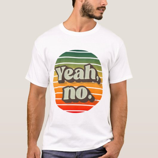 T-shirt Oui, non (Devant)