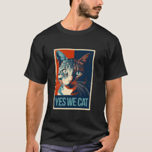 T-shirt Oui Nous Chat Dames de chat Kamala Harris Comma La