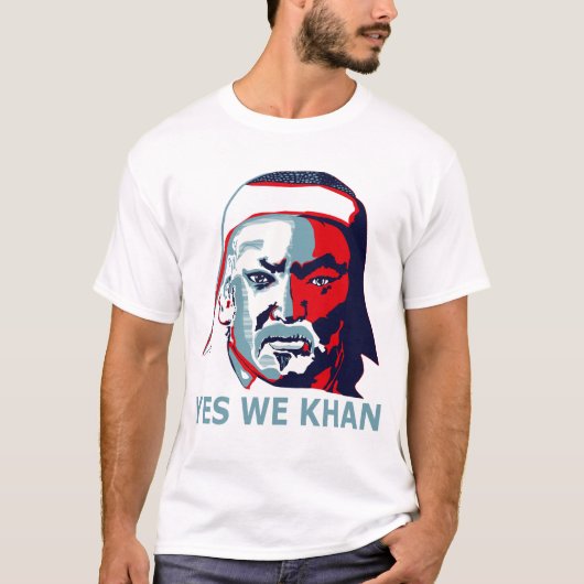 T-shirt Oui nous Khan (lumière) (Devant)