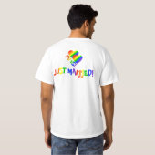 T-shirt OUI, NOUS ! Les Couples Gay Fierté Juste Marié T C (Dos entier)