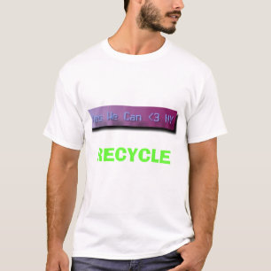 T-shirt OUI NOUS POUVONS L3 NY, RÉUTILISER, ROUE de CIEL