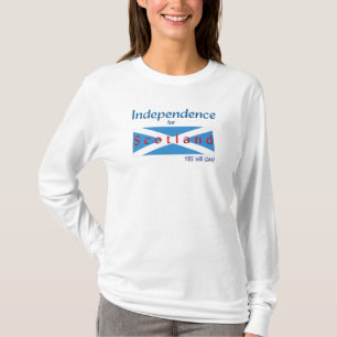 T-shirt oui nous pouvons l'indépendance pour