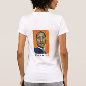 T-shirt Oui nous pouvons + Portrait d'Obama (2-sided) (Dos)
