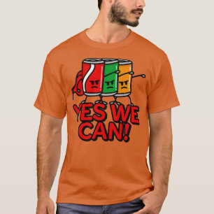T-shirt Oui nous pouvons super héros drôle Soda canettes d