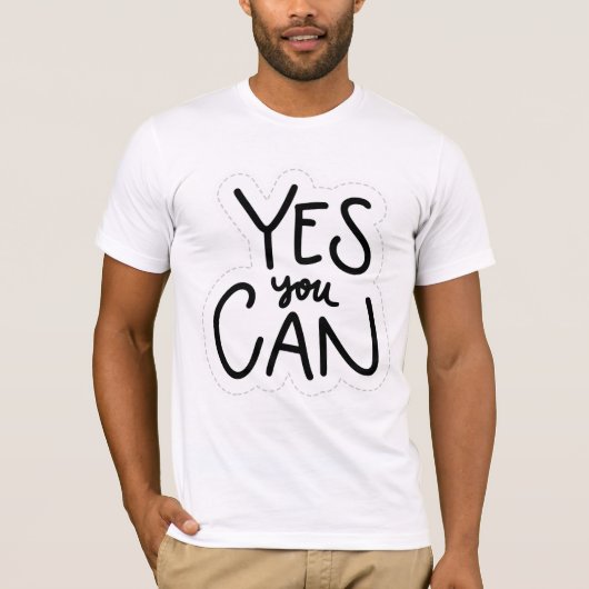 T-shirt Oui, vous pouvez (Devant)