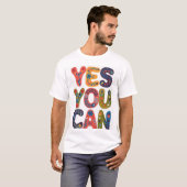 T-shirt oui vous pouvez (Devant entier)