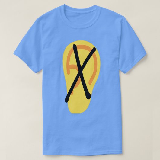T-shirt ouïe imprévue (Design devant)