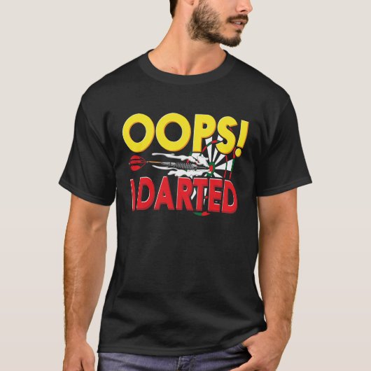 T-shirt Oups ! Fun fléché I fléchettes (Devant)
