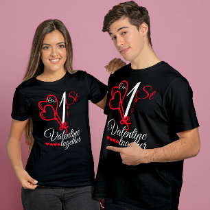 T-shirt Our first valentine's day together   couples