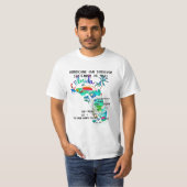 T-shirt Ouragan Ian Survivor (Devant entier)