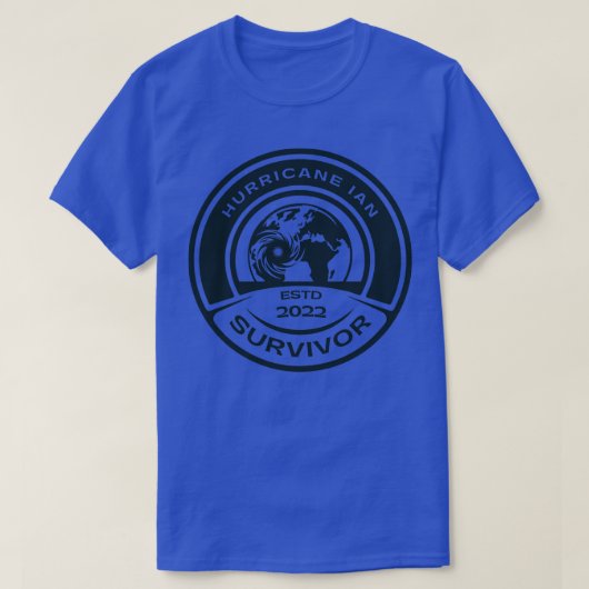 T-shirt Ouragan Ian Survivor 2 (Design devant)