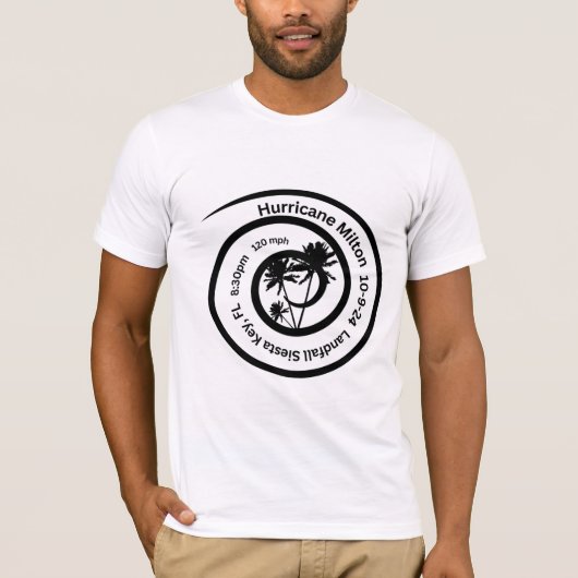 T-shirt Ouragan Milton 1 (Devant)