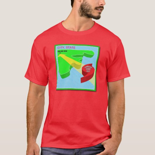 T-shirt Ouragan Sandy 2012 (Devant)
