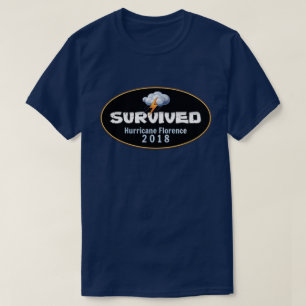 T-shirt Ouragan survécu Florence 2018