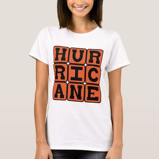 T-shirt Ouragan, Tempête océanique (Devant)