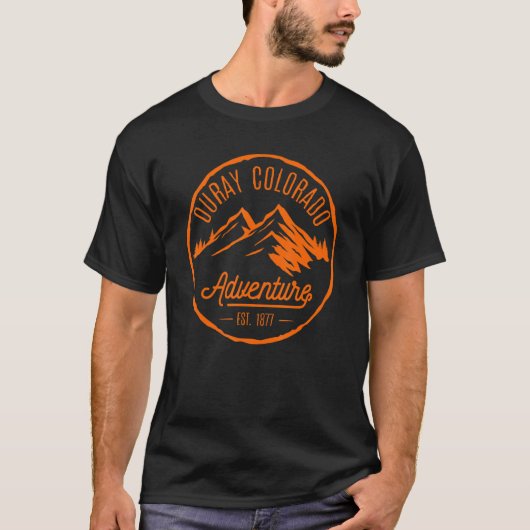 T-shirt Ouray Colorado Mountains Hot Springs (Devant)