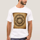 T-shirt Ouroboros Serpent Alchimique & Rune Design (Devant)