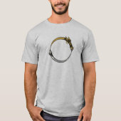 T-shirt Ouroboros serpent et dragon (Devant)