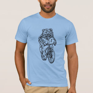 T-shirt Ours à bicyclette T Shirt Homme, Tee-shirt Unisexe