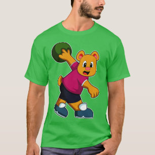 T-shirt Ours à Bowling avec Bowling balle 2