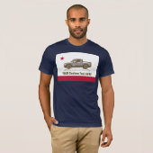 T-shirt Ours à drapeau de Cali dans le camion (modifier la (Devant entier)