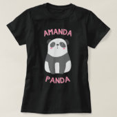 T-shirt Ours Amanda Panda  (Design devant)