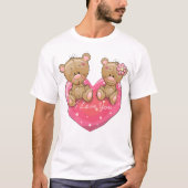 T-shirt ours amoureux (Devant)