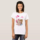 T-shirt Ours amoureux (Devant entier)