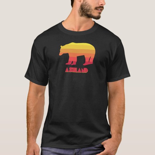 T-shirt Ours arc-en-ciel de l'Oregon d'Ashland (Devant)