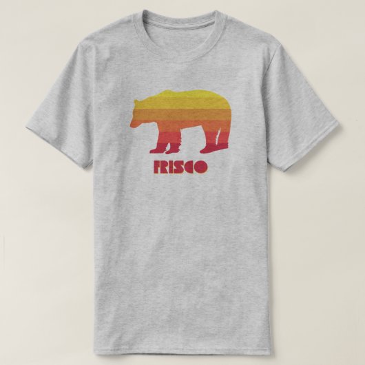 T-shirt Ours arc-en-ciel Frisco Colorado (Design devant)