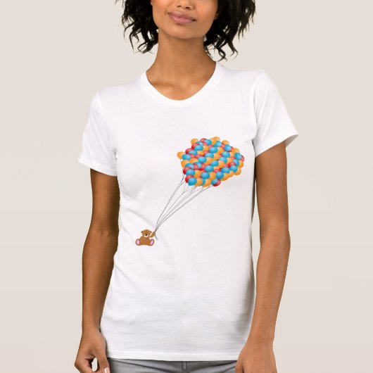 T-shirt Ours avec ballons (Devant)
