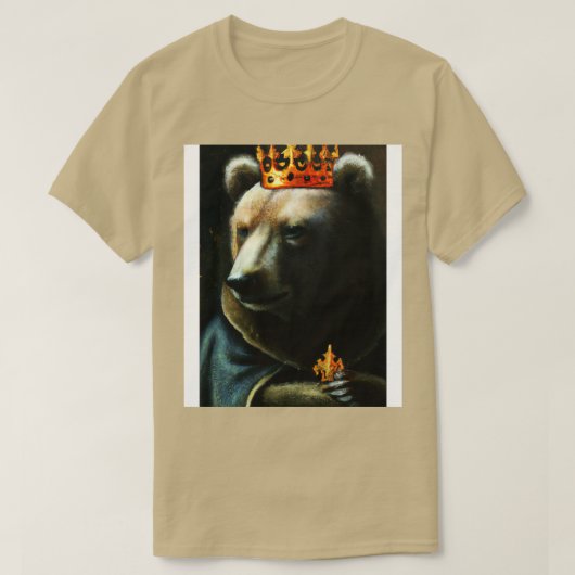 T-shirt Ours avec couronne 10 (Design devant)