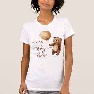T-shirt Ours Ballons Nuages Attendre Baby shower Bearly