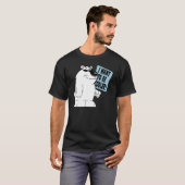 T-shirt Ours blanc frais (Devant entier)