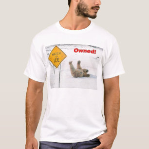 T-shirt ours blanc possédé