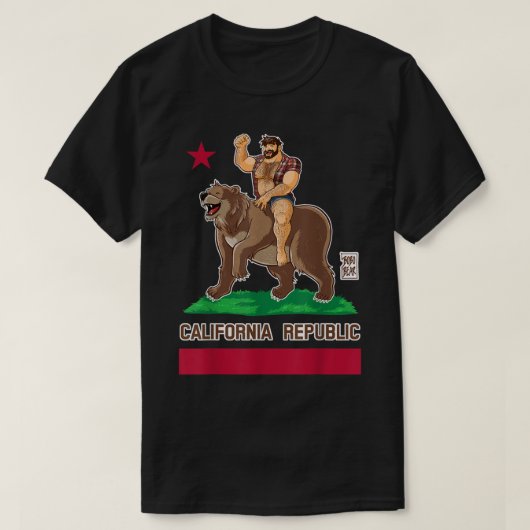 T-shirt Ours Bobo - Ours de Californie (Design devant)