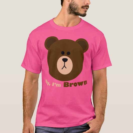 T-shirt Ours Brown (Devant)
