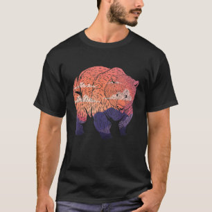 T-shirt Ours Brown extérieur Forêt Faune Animaux Nature