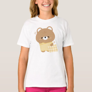 T-shirt Ours Brown mignon