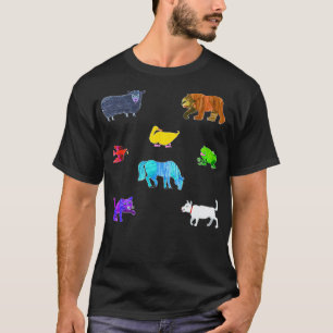 T-shirt ours brun