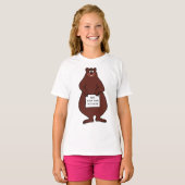 T-shirt Ours Brun Drôle (Devant entier)