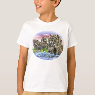 T-shirt Ours Bruns