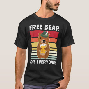 T-shirt Ours buveur de bière buvant buvant de la bière