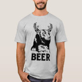 T-shirt Ours + Cerf = Bière (Devant)