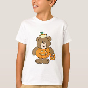T-shirt Ours Citrouille mignon