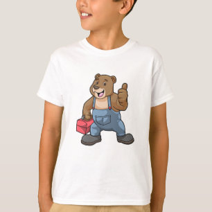 T-shirt Ours comme artisan avec boîte à outils