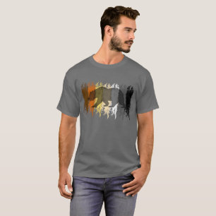 T-shirt Ours Cool Grunge Ombre Gay Fierté des Ours