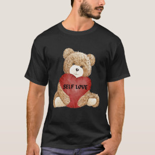T-shirt Ours cool Teddy Avec Coeur Teddy Selflove Self Lo