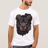 T-shirt Ours cornu mystique (Devant)