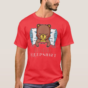 T-shirt ours couchage sommeil hibernation chemise de somme